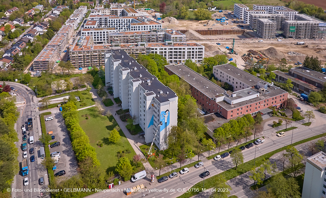 04.05.2023 - Graffiti am Karl-Marx-Ring 75 in Neuperlach